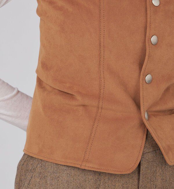 MACPHEE「スエードライク ビスチェ」|チューブトップ|