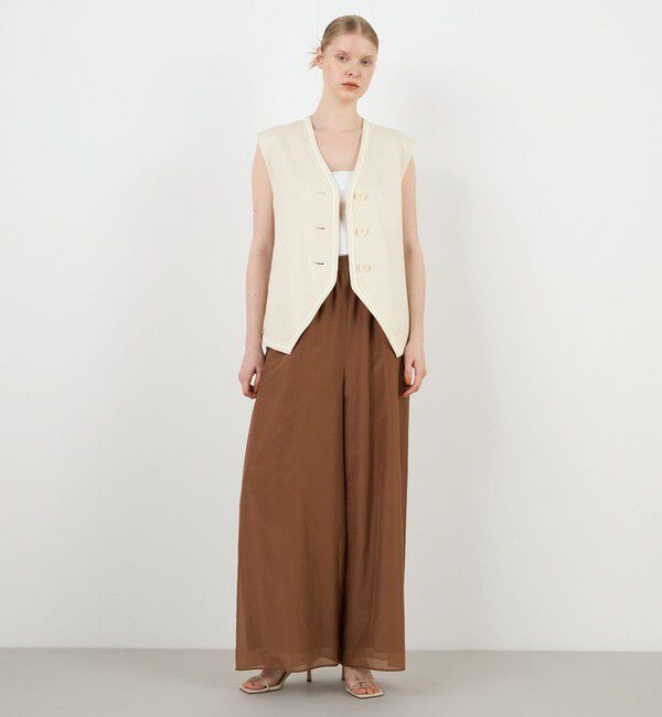 DES PRES「ヘンプツイル ジレ」|ベスト・ジレ|