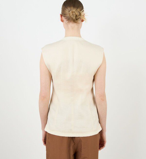 DES PRES「ヘンプツイル ジレ」|ベスト・ジレ|