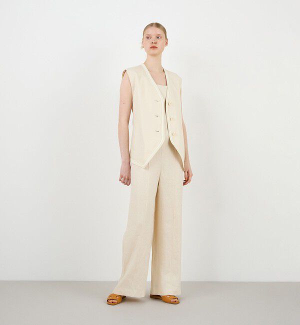 DES PRES「ヘンプツイル ジレ」|ベスト・ジレ|