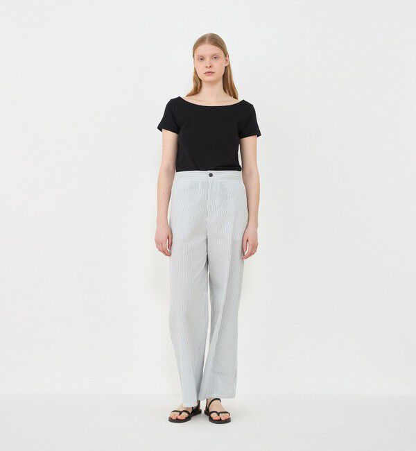 GALERIE VIE「ソフトジャージーリブ ハーフスリーブカットソー」|Tシャツ・カットソー|