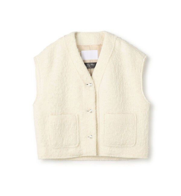 Ballsey「Flora ショートジレ」|ベスト・ジレ|11 ホワイト