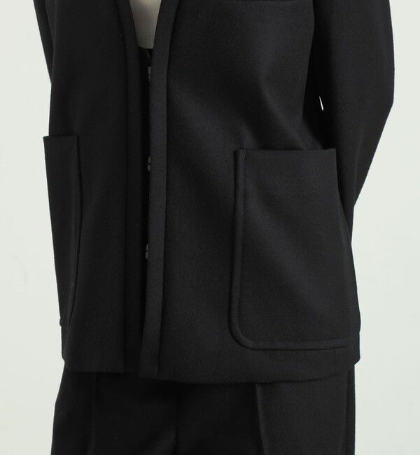 BACCA「ウールサキソニー ノーカラージャケット」|ノーカラージャケット|