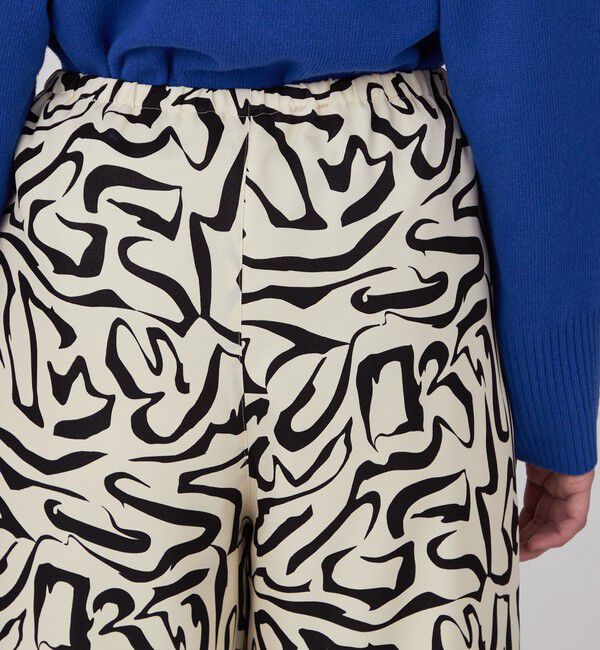 MACPHEE「ゼブラプリント イージーストレートパンツ」|その他|