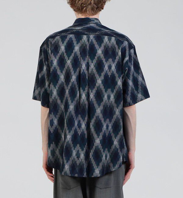 TOMORROWLAND MENS「コットン ダイヤモンドジャガード レギュラーカラーシャツ」|シャツ・ブラウス|