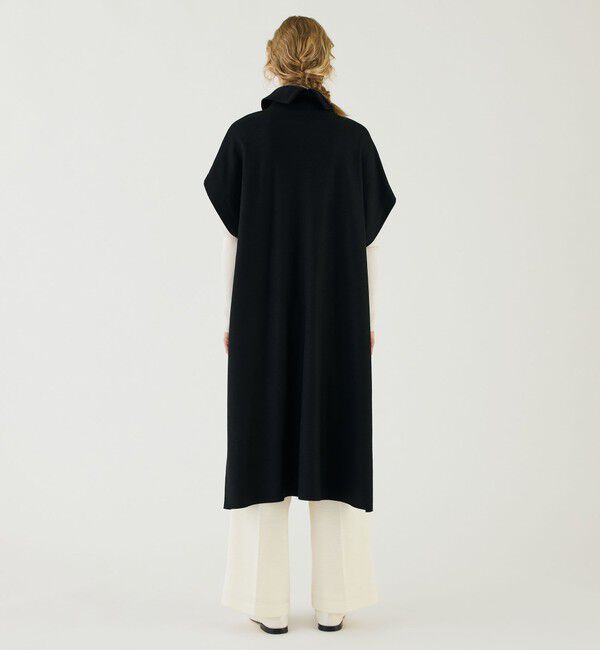 GALERIE VIE「ミルドスムース スタンドネックロングベスト」|ベスト・ジレ|