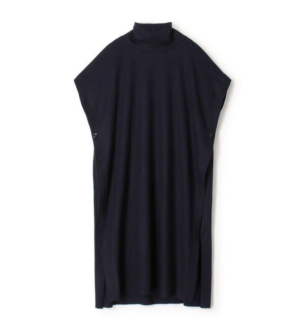 GALERIE VIE「ミルドスムース スタンドネックロングベスト」|ベスト・ジレ|69 ネイビー