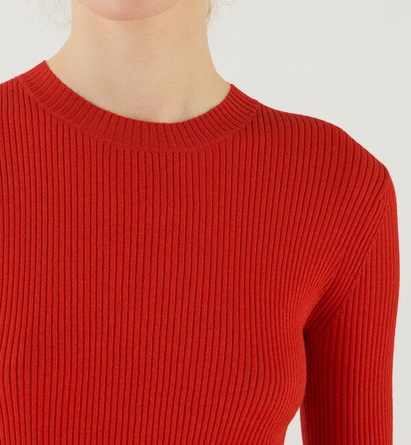 GALERIE VIE「プルミエールウールリブ クルーネックプルオーバー」|ニット・セーター|