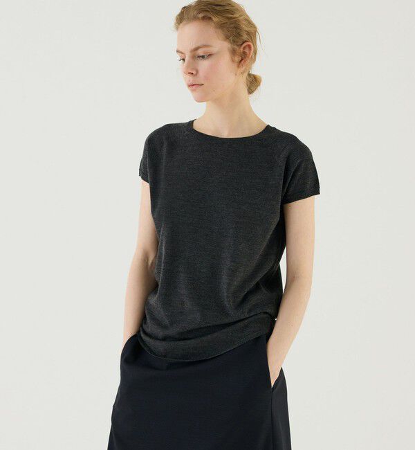 GALERIE VIE「プルミエールウール クルーネックプルオーバー」|ニット・セーター|