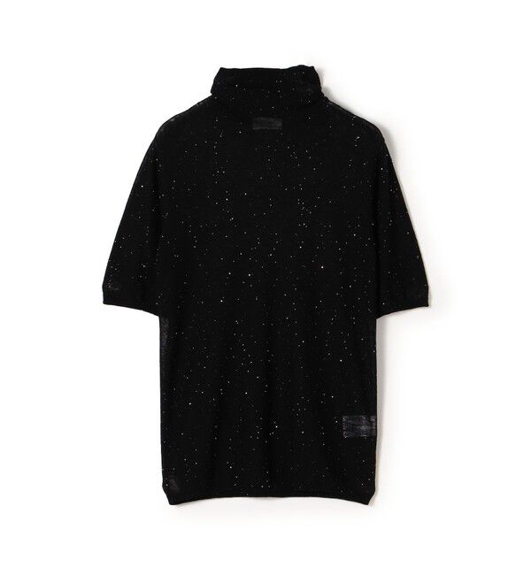 Ballsey「ミニスパンコール ハーフスリーブプルオーバー」|ニット・セーター|19 ブラック