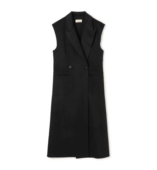 DES PRES「ライトダブルフェイスシャギー フレンチジレ」|ベスト・ジレ|19 ブラック