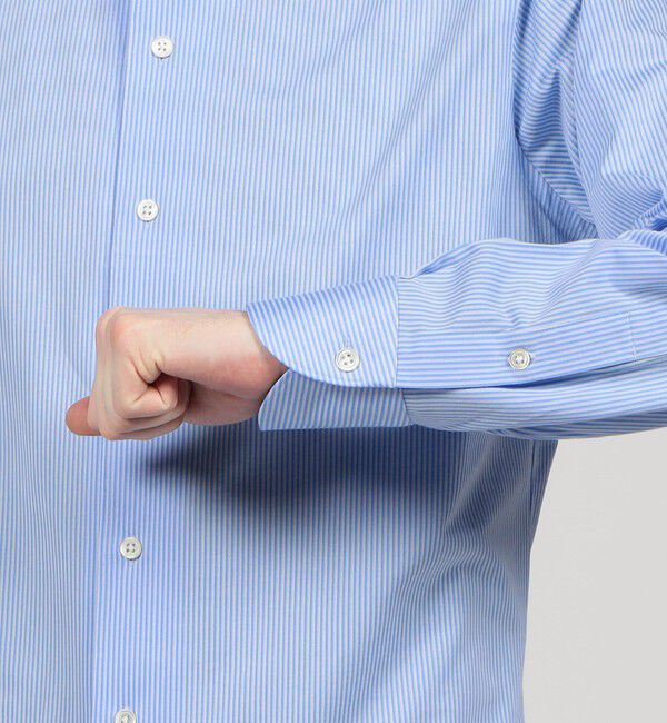 TOMORROWLAND MENS「36ゲージジャージ ループボタンダウンシャツ」|シャツ・ブラウス|