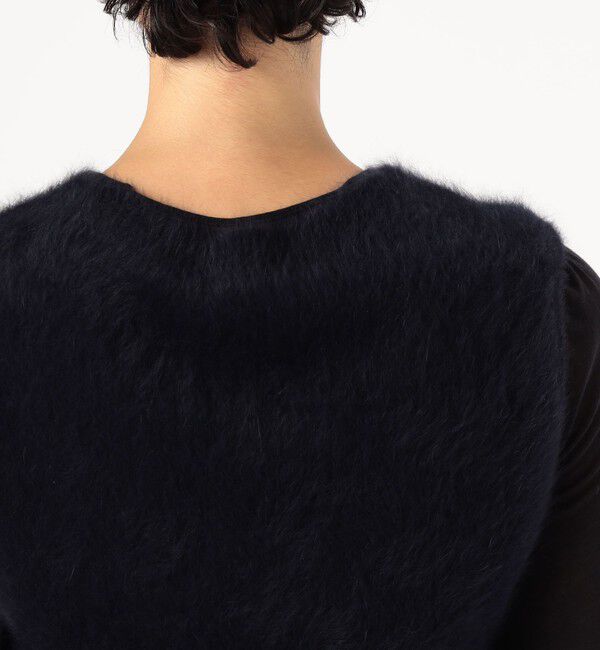 DES PRES「フォックスカシミヤ Vネックベスト」|ベスト・ジレ|