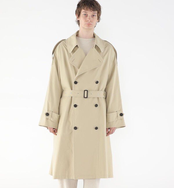 GALERIE VIE「ノンマーセライズドコットンギャバジン トレンチコート」|トレンチコート|