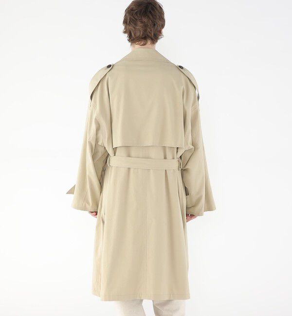 GALERIE VIE「ノンマーセライズドコットンギャバジン トレンチコート」|トレンチコート|