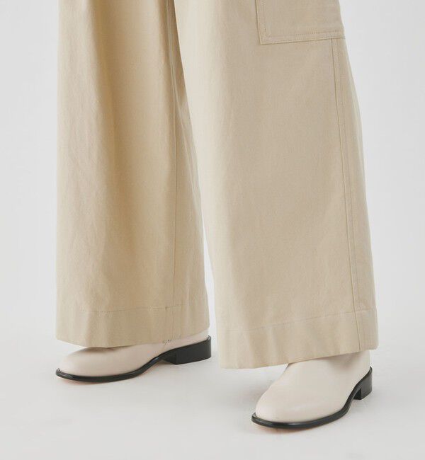 GALERIE VIE「ノンマーセライズドコットンギャバジン ミリタリーパンツ」|カーゴ|