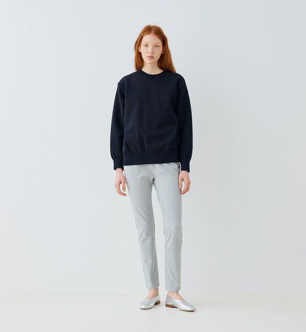 GALERIE VIE「 ウェーブコットン クルーネックプルオーバー」|ニット・セーター|