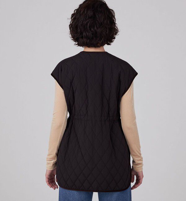 MACPHEE「キルティング クルーネックジレ」|ダウンベスト・ベスト|