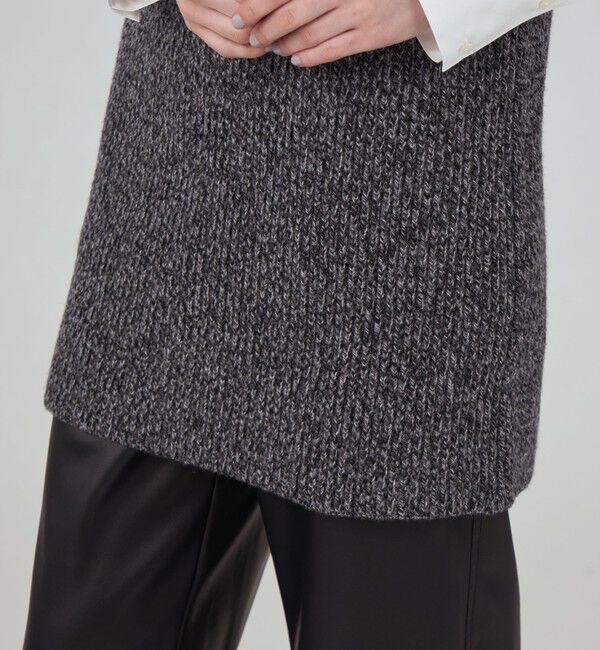 MACPHEE「ウールムリネ Vネックベスト」|ベスト・ジレ|