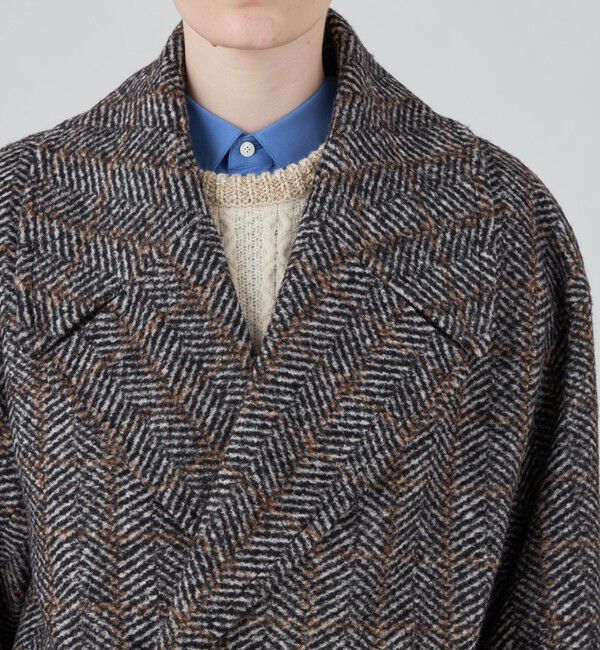 MACPHEE「へリンボンスライバー ダブルブレストコート」|その他|