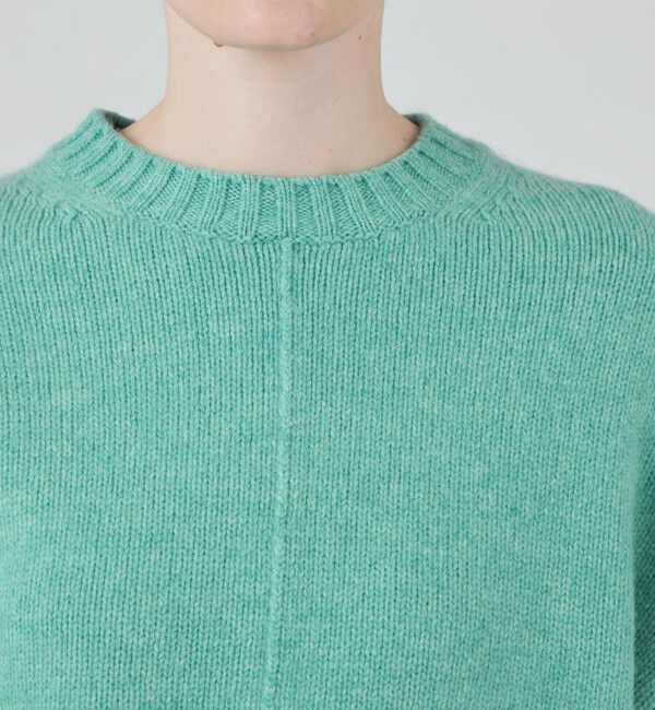 MACPHEE「ラムカシミヤ クルーネックプルオーバー」|ニット・セーター|
