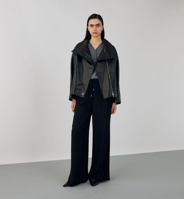 DES PRES「レザー ライダースブルゾン」|ライダースジャケット|