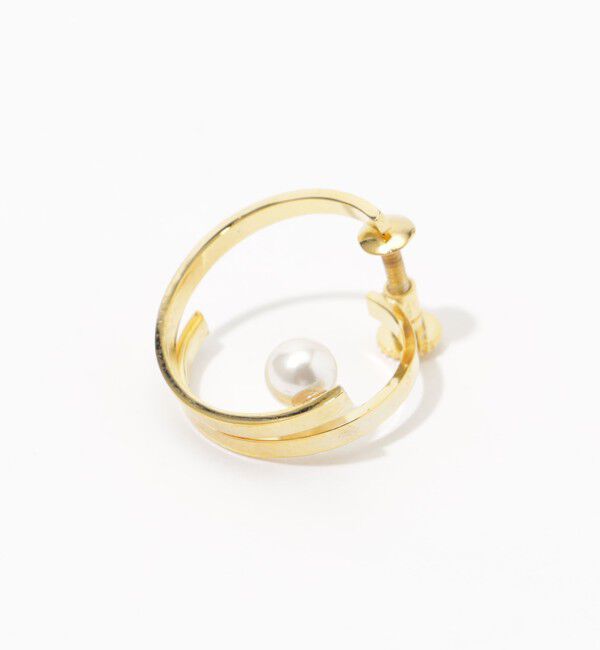 TOMORROWLAND GOODS「【別注】januka  パールフープイヤリング」|イヤリング|