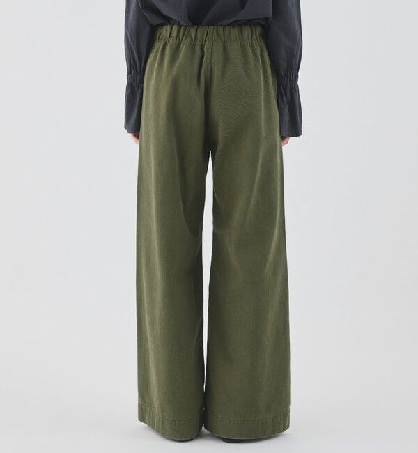 GALERIE VIE「シーアイランドカラーデニム イージーフレアパンツ」|デニム|