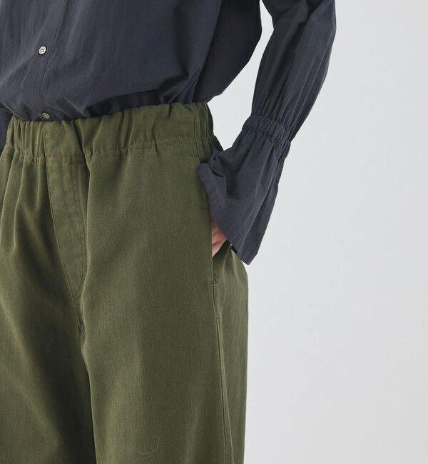 GALERIE VIE「シーアイランドカラーデニム イージーフレアパンツ」|デニム|