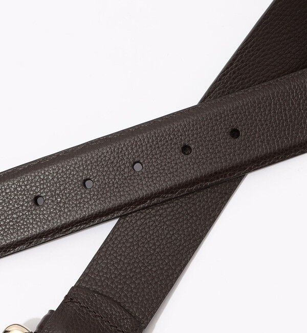 TOMORROWLAND GOODS「ANBOISE レザーバックルベルト」|ベルト|