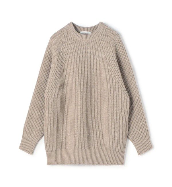 GALERIE VIE「フィッシャーマンズリブ クルーネックプルオーバー」|ニット・セーター|43 ベージュ