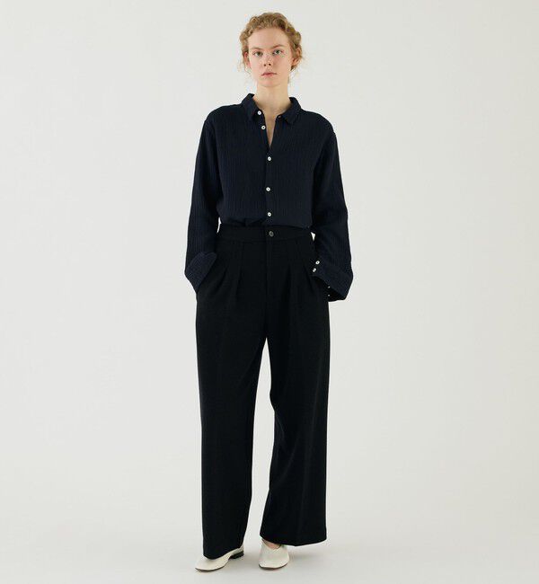 GALERIE VIE「ダブルガーゼ コンパクトボーイズシャツ」|シャツ・ブラウス|