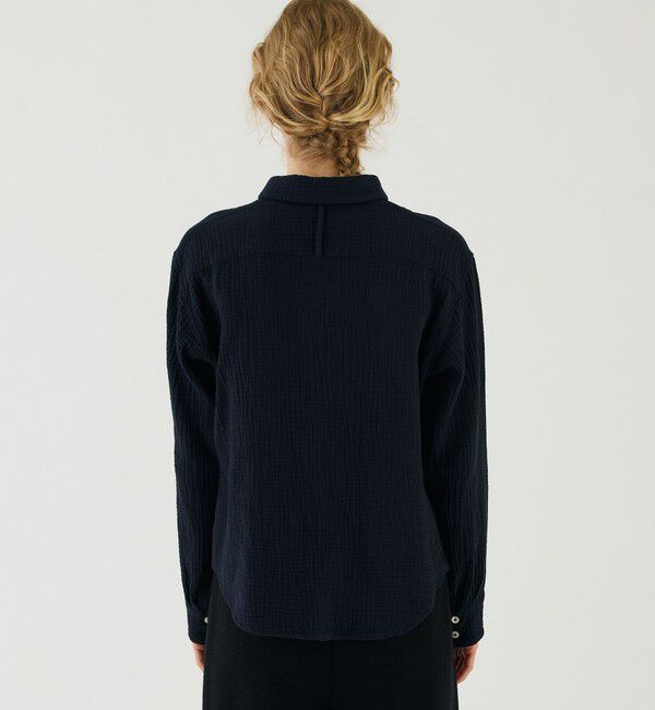 GALERIE VIE「ダブルガーゼ コンパクトボーイズシャツ」|シャツ・ブラウス|