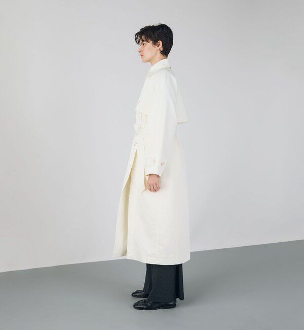 DES PRES「ポリエステルスムースダブルクロス トレンチコート」|トレンチコート|
