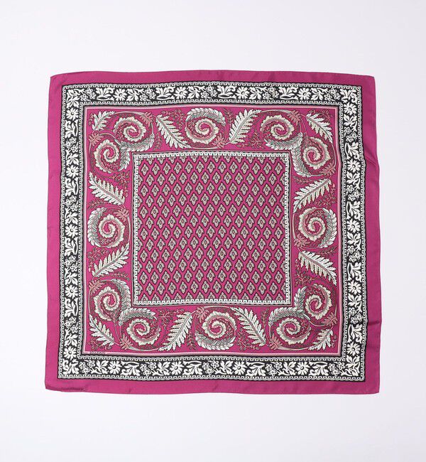 SOULEIADO「シルクプリントスカーフ」|バンダナ・スカーフ|