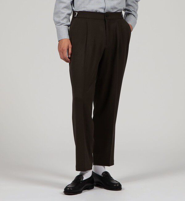 TOMORROWLAND BUYING WEAR「Cellar Door LEO T ポリエステルレーヨン サイドアジャスターパンツ」|スラックス|