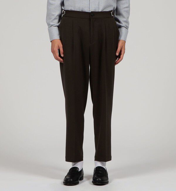 TOMORROWLAND BUYING WEAR「Cellar Door LEO T ポリエステルレーヨン サイドアジャスターパンツ」|スラックス|