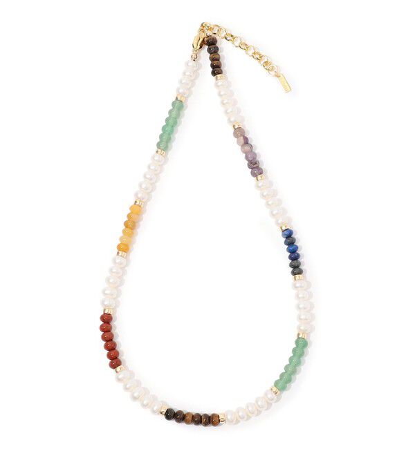 TOMORROWLAND GOODS「eliou CARTER マルチカラーネックレス」|ネックレス|12 ホワイト系