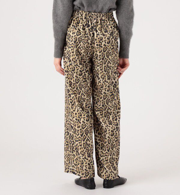 DES PRES「レオパードプリント タックワイドパンツ」|その他|