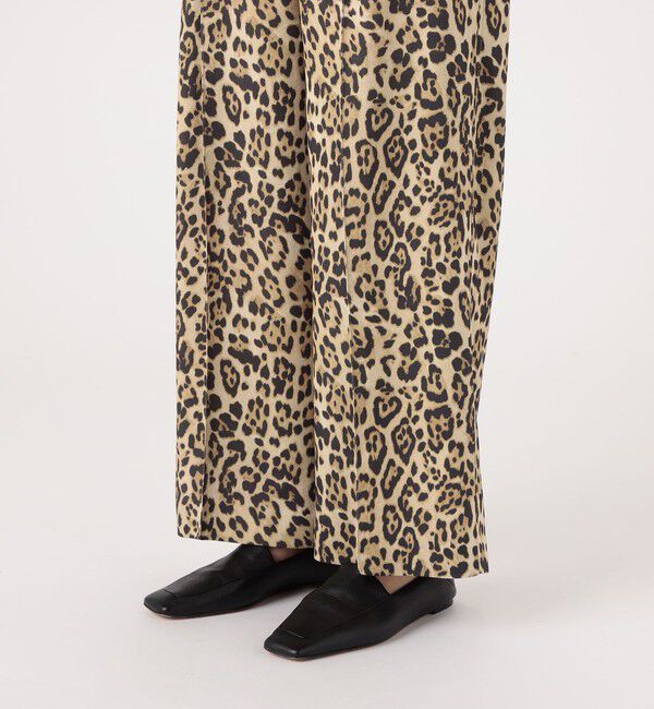 DES PRES「レオパードプリント タックワイドパンツ」|その他|