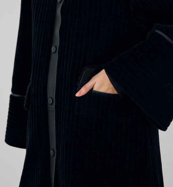 DES PRES「ワイドリッジパイル ステンカラーコート」|ステンカラーコート|