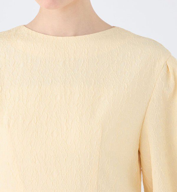 Ballsey「バブルジャカード パフスリーブワンピース」|ワンピース|