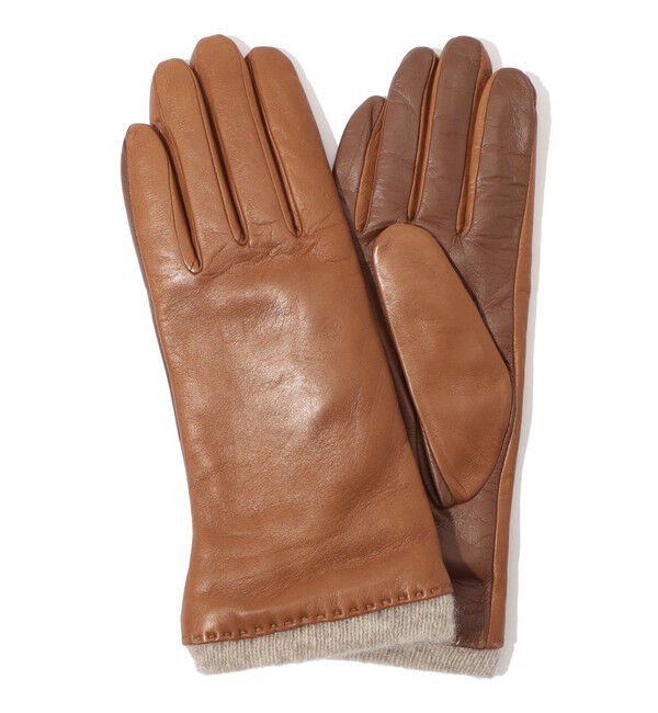 TOMORROWLAND GOODS「Gloves レザーグローブ」|手袋|45 キャメル