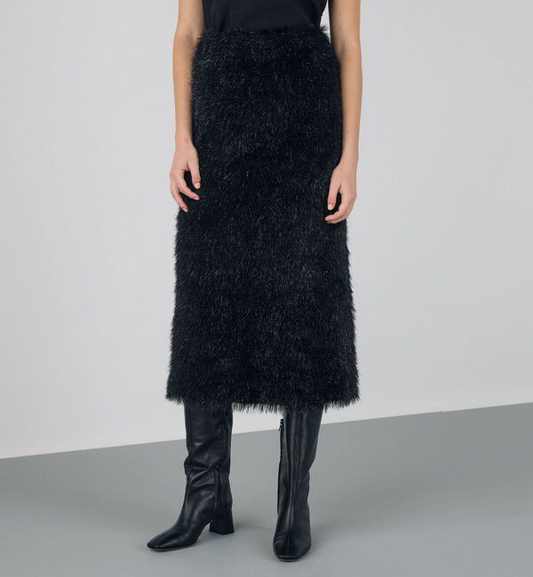 DES PRES「シャギーロングストレートスカート」|スカート|