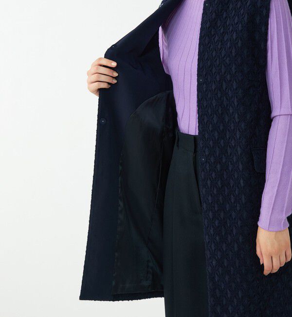 Ballsey「モールヤーンジャカード クルーネックジレ」|ベスト・ジレ|