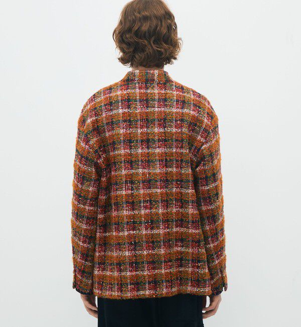 CABaN「CABaN ループツイード ノーカラージャケット」|ノーカラージャケット|