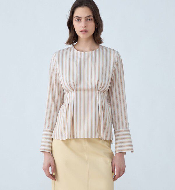 MACPHEE「コットンブロード プルオーバーブラウス」|シャツ・ブラウス|