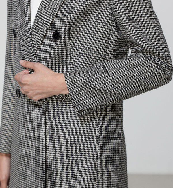 TOMORROWLAND collection「シックシェファード ダブルブレストジャケット」|テーラードジャケット|