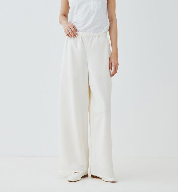 GALERIE VIE「ウォッシャブルギャバジン イージーセミワイドパンツ」|その他|