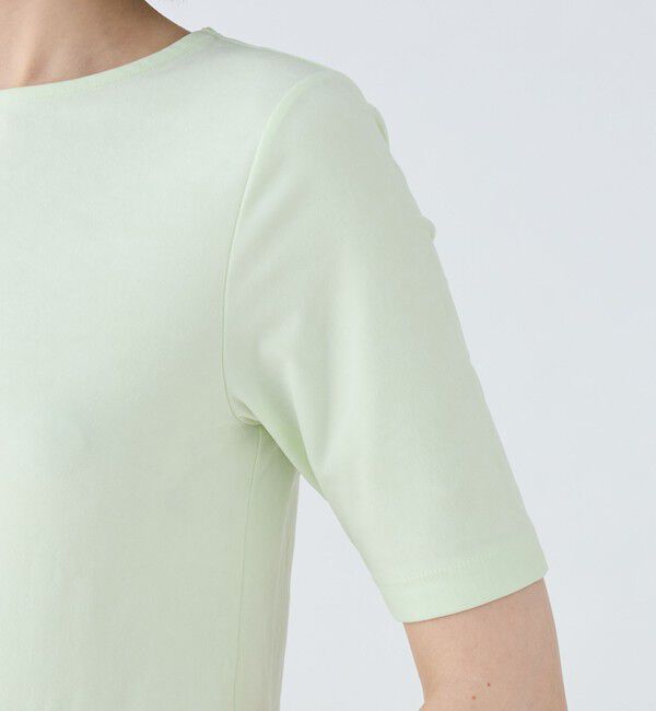 MACPHEE「ベロアジャージー ハーフスリーブプルオーバー」|Tシャツ・カットソー|